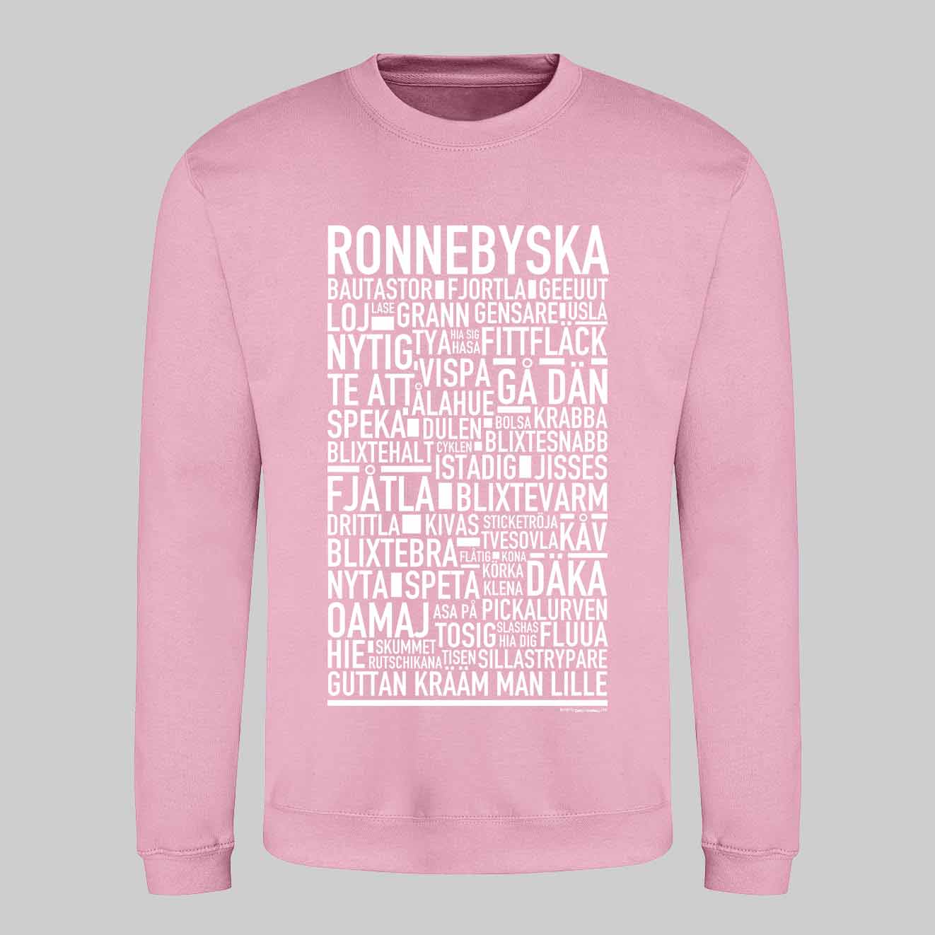 Ronnebyska Dialekt Text Sweatshirt