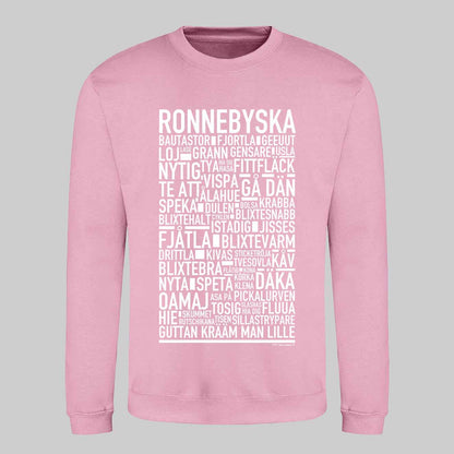 Ronnebyska Dialekt Text Sweatshirt