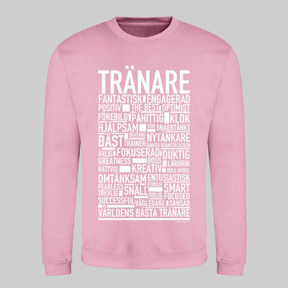 Tränare Text Sweatshirt