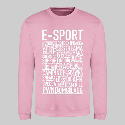 E-Sport Text Sweatshirt