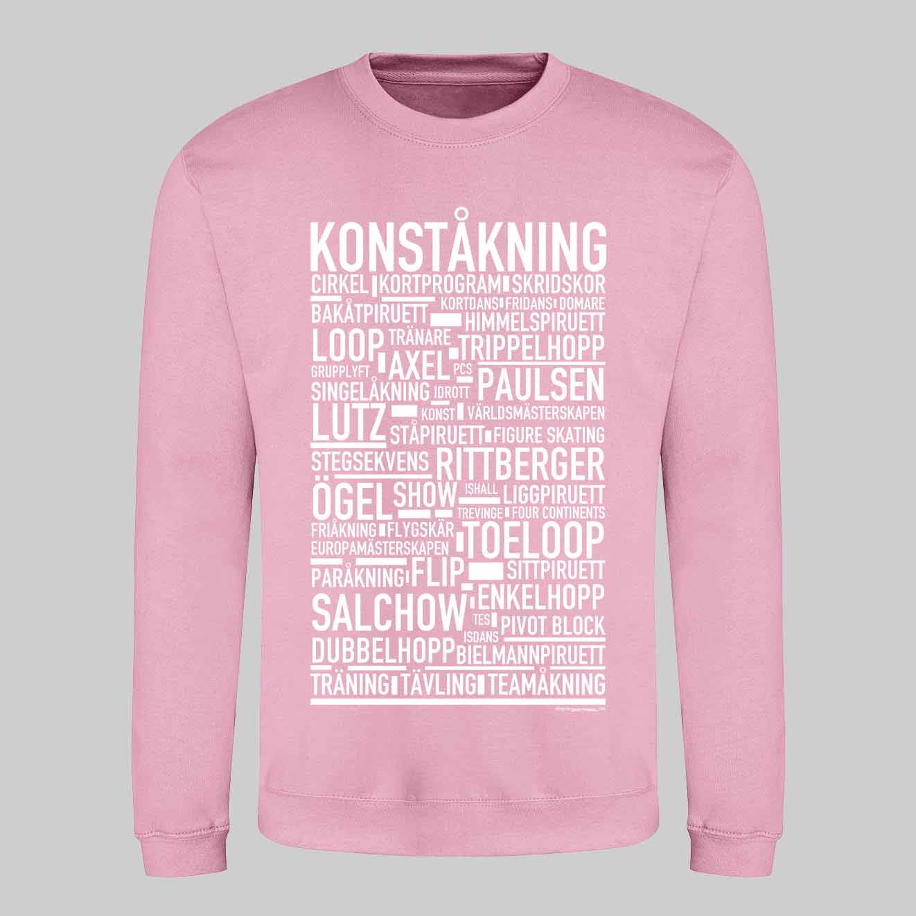 Konståkning Text Sweatshirt