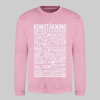 Konståkning Text Sweatshirt