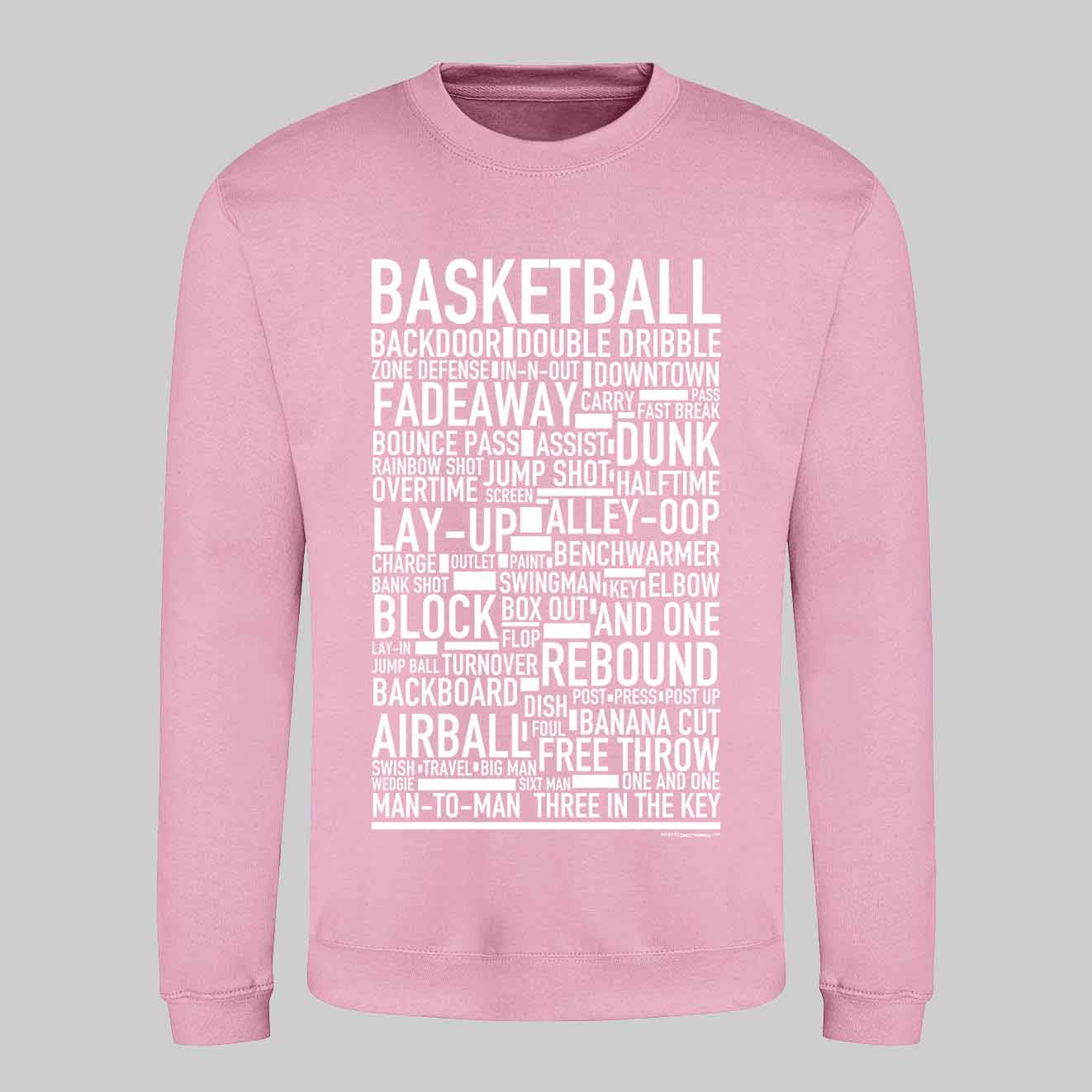 Basketball Text Sweatshirt