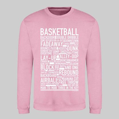 Basketball Text Sweatshirt