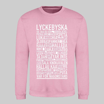 Lyckebyska Dialekt Text Sweatshirt