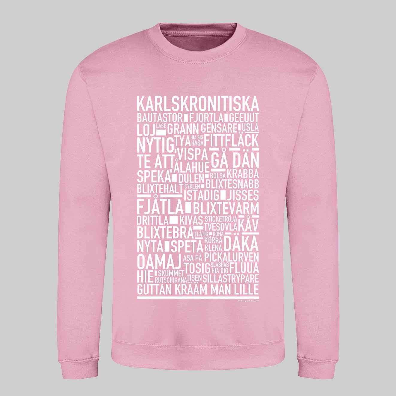 Karlskronitiska Dialekt Text Sweatshirt