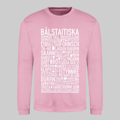 Bålstaitiska Dialekt Text Sweatshirt