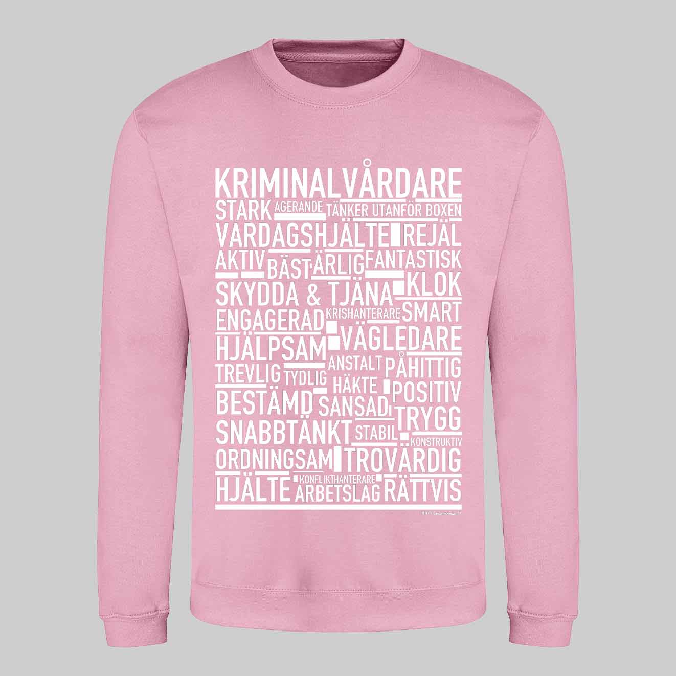 Kriminalvårdare Text Sweatshirt
