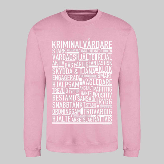 Kriminalvårdare Text Sweatshirt