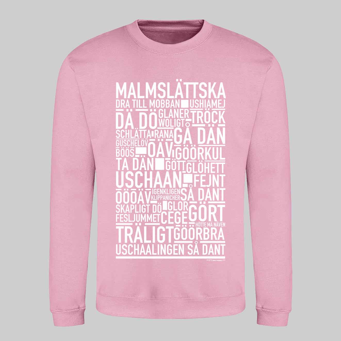 Malmslättska Dialekt Text Sweatshirt