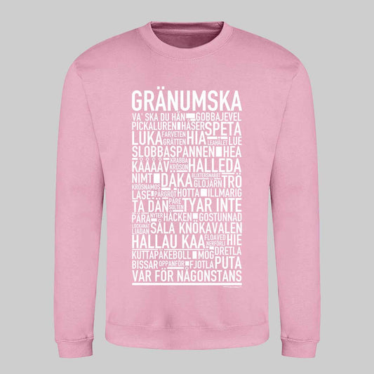 Gränumska Dialekt Text Sweatshirt