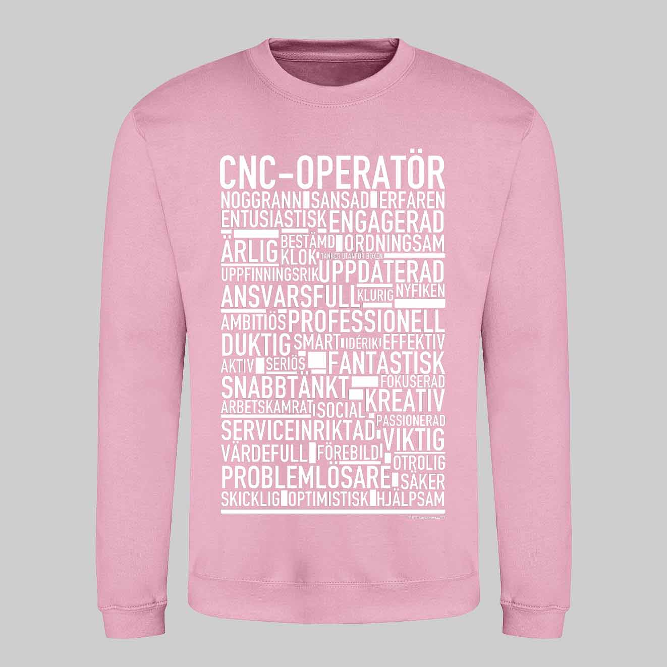 CNC Operatör Text Sweatshirt