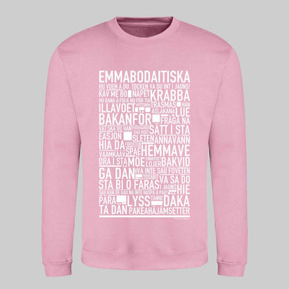 Emmabodaitiska Dialekt Text Sweatshirt