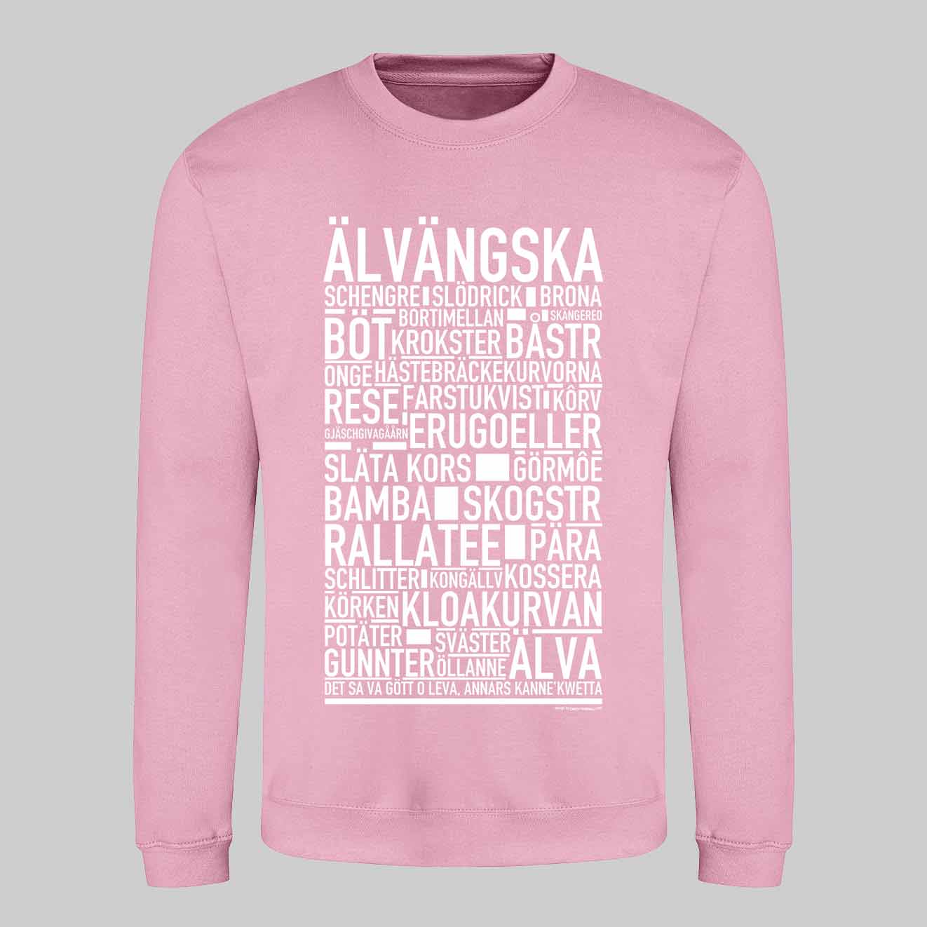 Älvängska Dialekt Text Sweatshirt