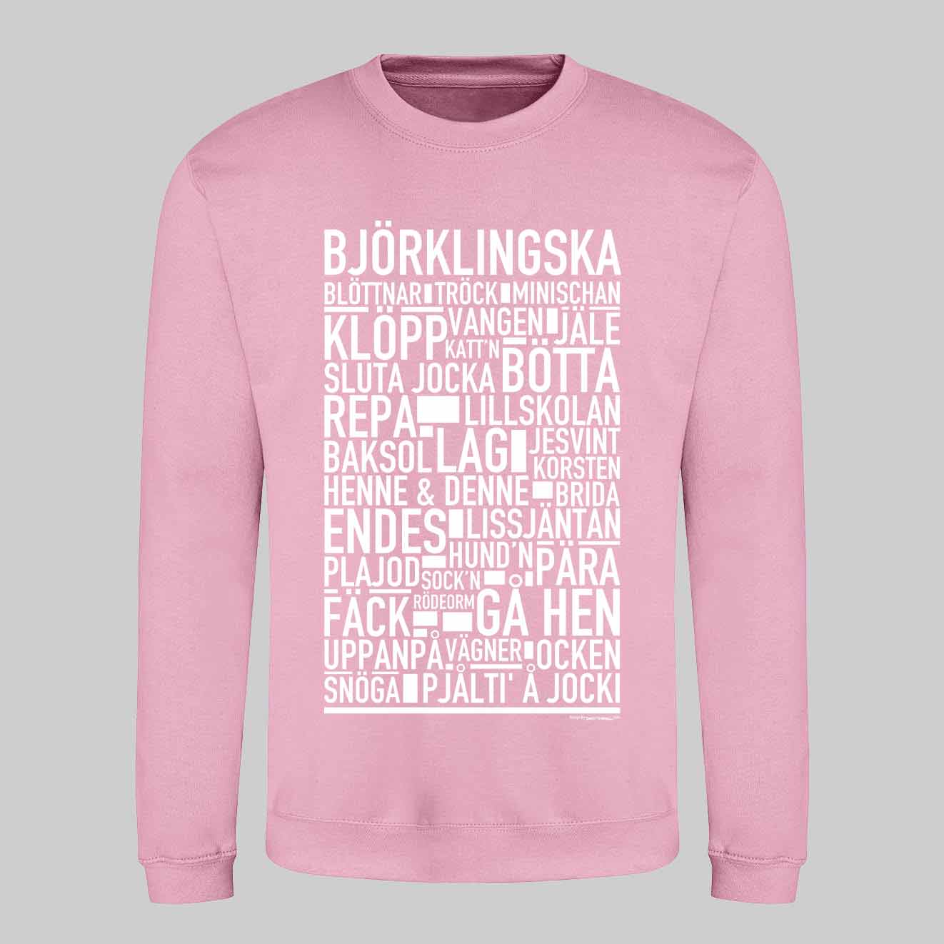 Björklingska Dialekt Text Sweatshirt