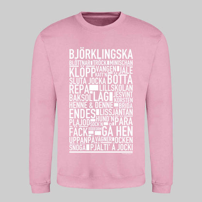 Björklingska Dialekt Text Sweatshirt