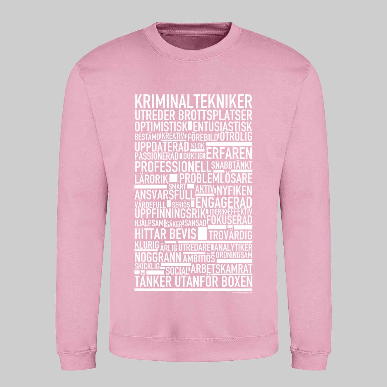 Kriminaltekniker Text Sweatshirt