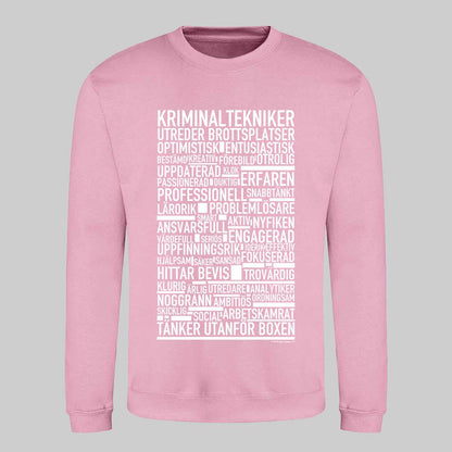 Kriminaltekniker Text Sweatshirt
