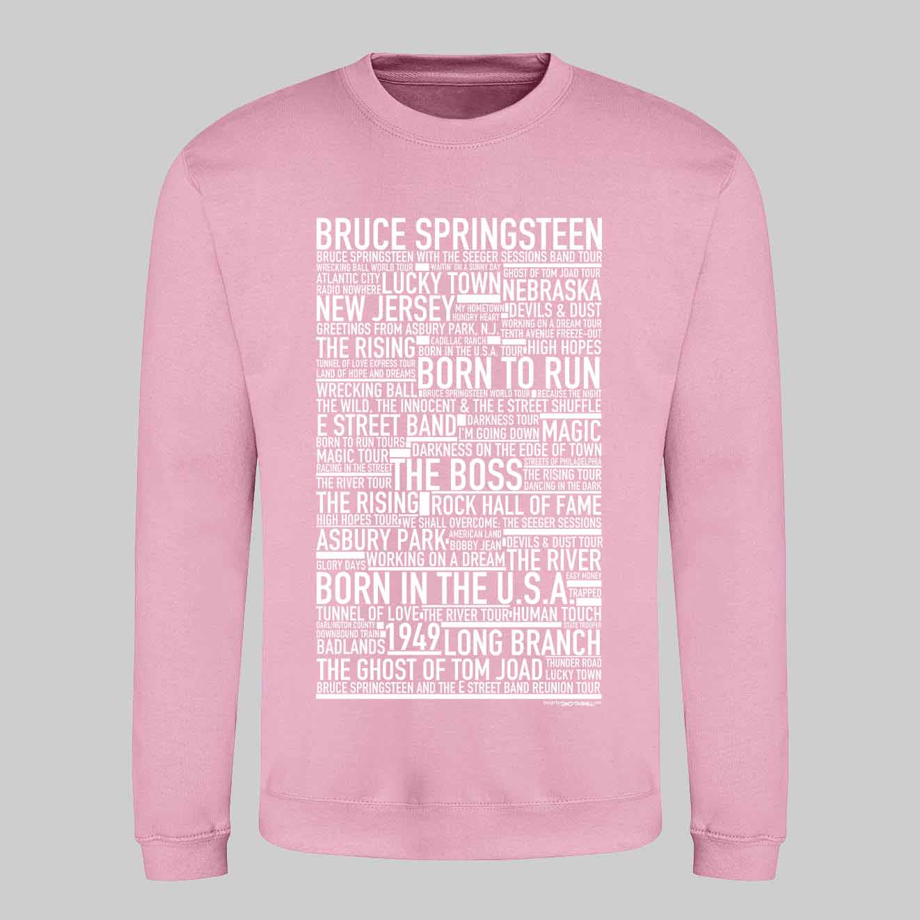 Bruce Springsteen Text Sweatshirt