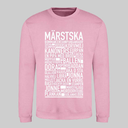 Märstska Dialekt Text Sweatshirt