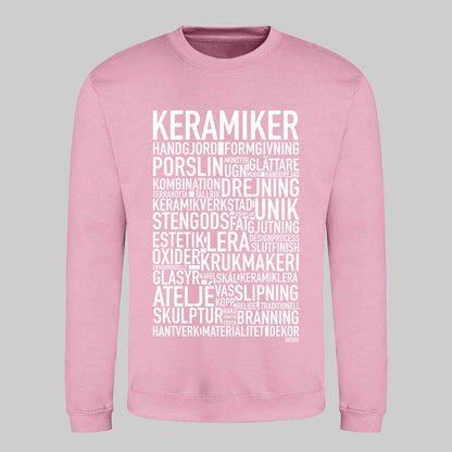 Keramiker Text Sweatshirt