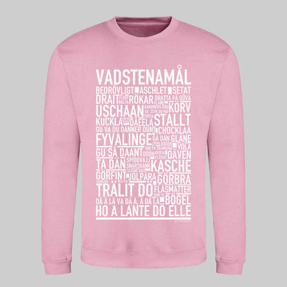 Vadstenamål Dialekt Text Sweatshirt