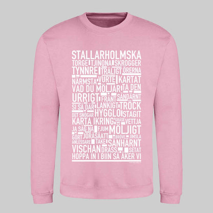 Stallarholmska Dialekt Text Sweatshirt