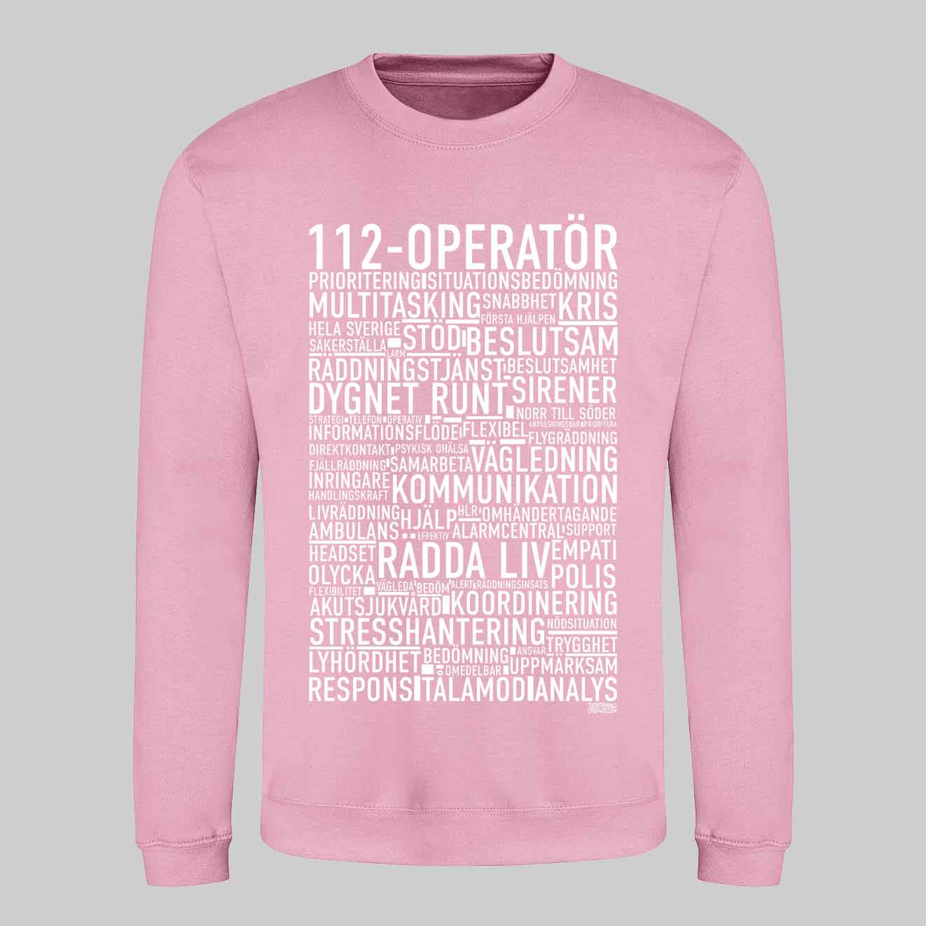 112-Operatör Text Sweatshirt