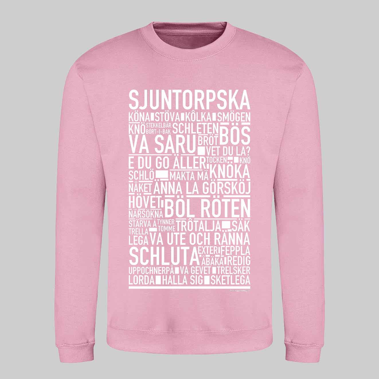 Sjuntorpska Dialekt Text Sweatshirt