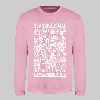 Svanskogsmål Dialekt Text Sweatshirt