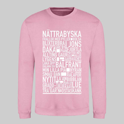 Nättrabyska Dialekt Text Sweatshirt