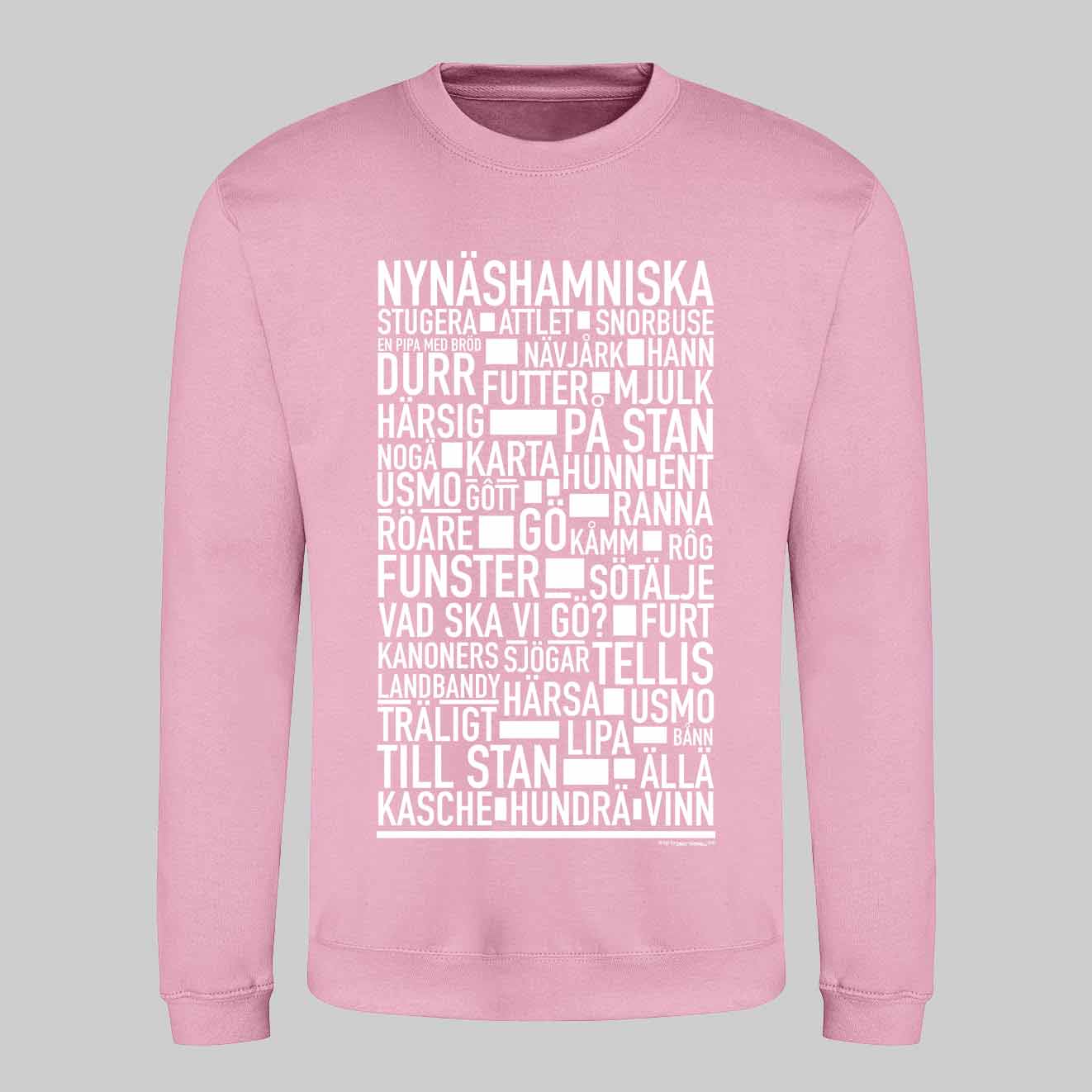 Nynäshamnitiska Dialekt Text Sweatshirt