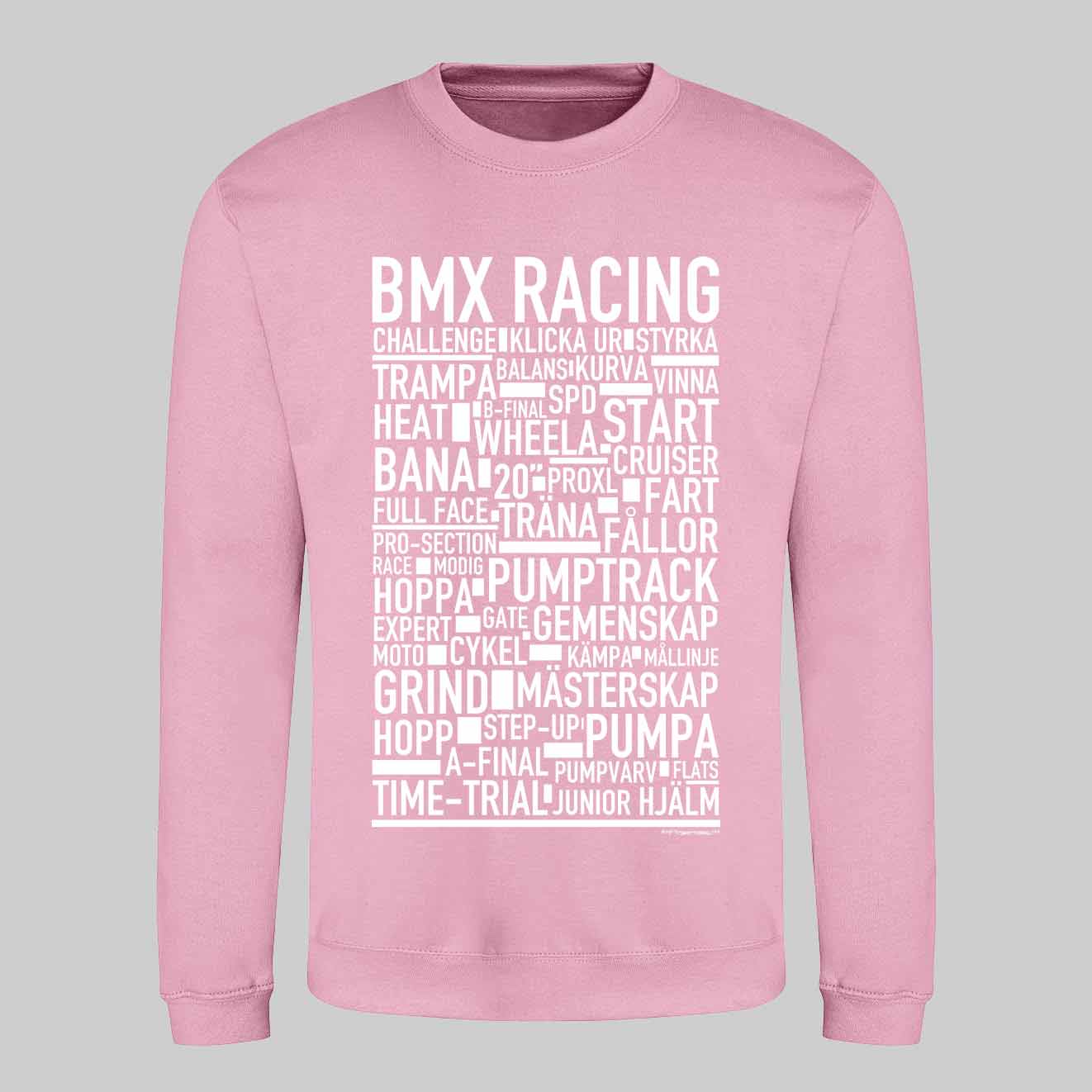 BMX Racing Text Sweatshirt