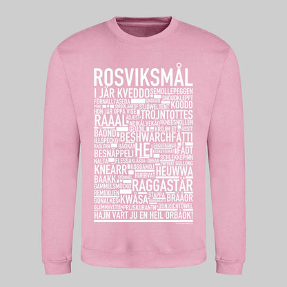 Rosviksmål Dialekt Text Sweatshirt