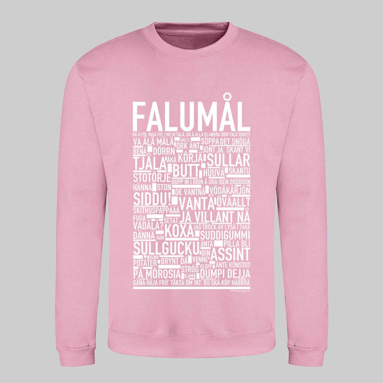 Falumål Dialekt Text Sweatshirt