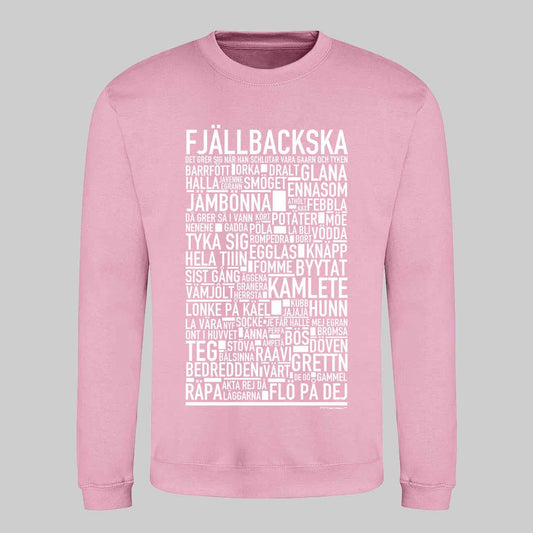 Fjällbackska Dialekt Text Sweatshirt