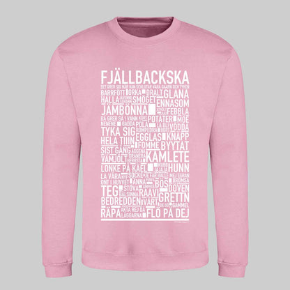Fjällbackska Dialekt Text Sweatshirt