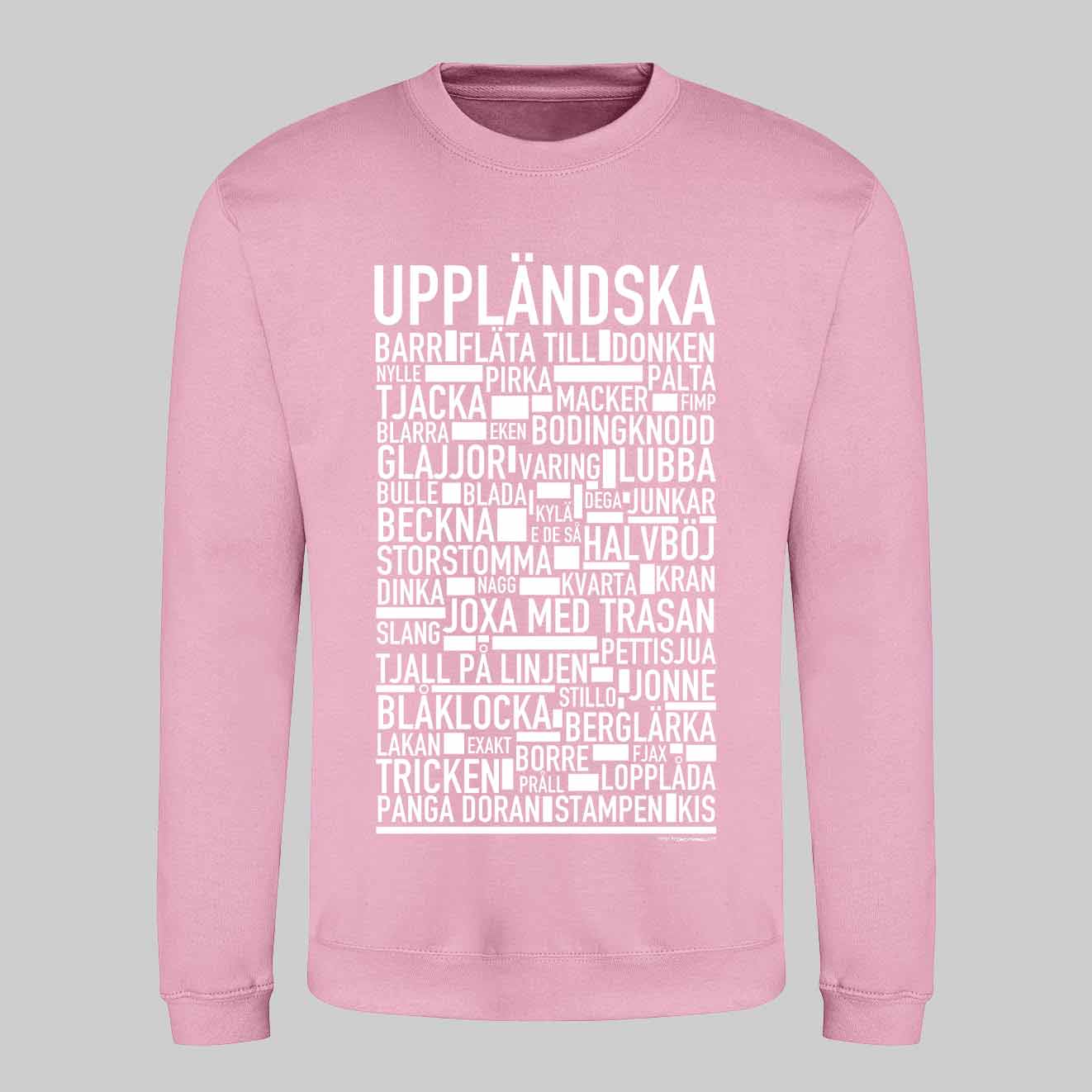 Uppländska Dialekt Text Sweatshirt