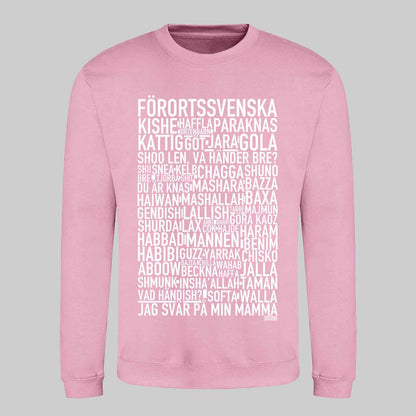Förortssvenska Dialekt Text Sweatshirt