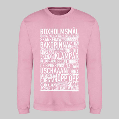 Boxholmsmål Dialekt Text Sweatshirt