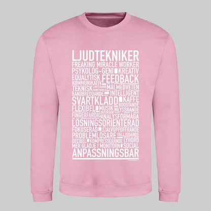 Ljudtekniker Text Sweatshirt
