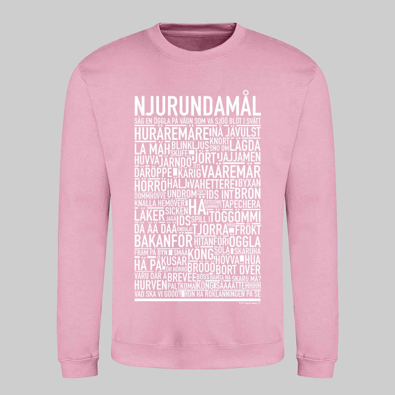 Njurundamål Dialekt Text Sweatshirt