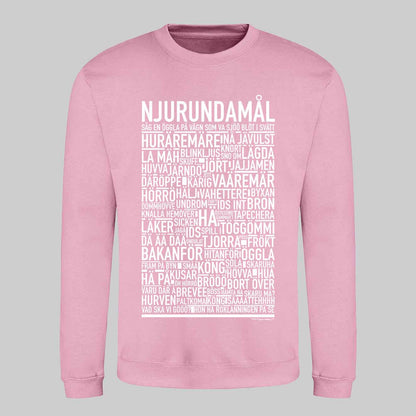 Njurundamål Dialekt Text Sweatshirt