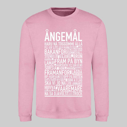Ångemål Dialekt Text Sweatshirt
