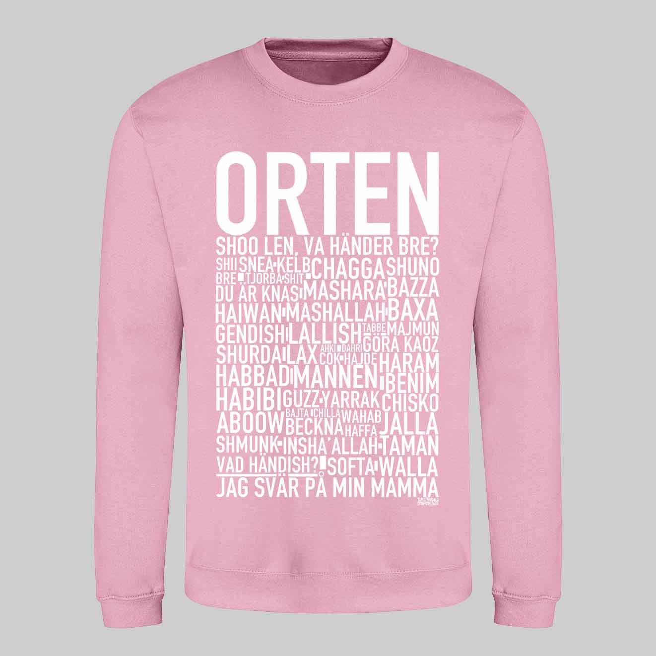 Orten Dialekt Text Sweatshirt