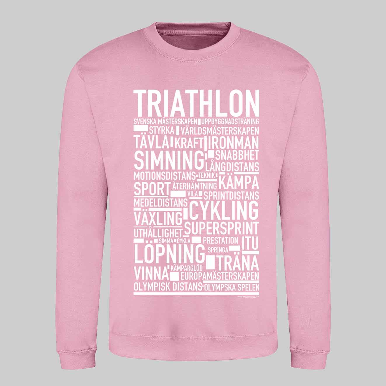 Triathlon Text Sweatshirt