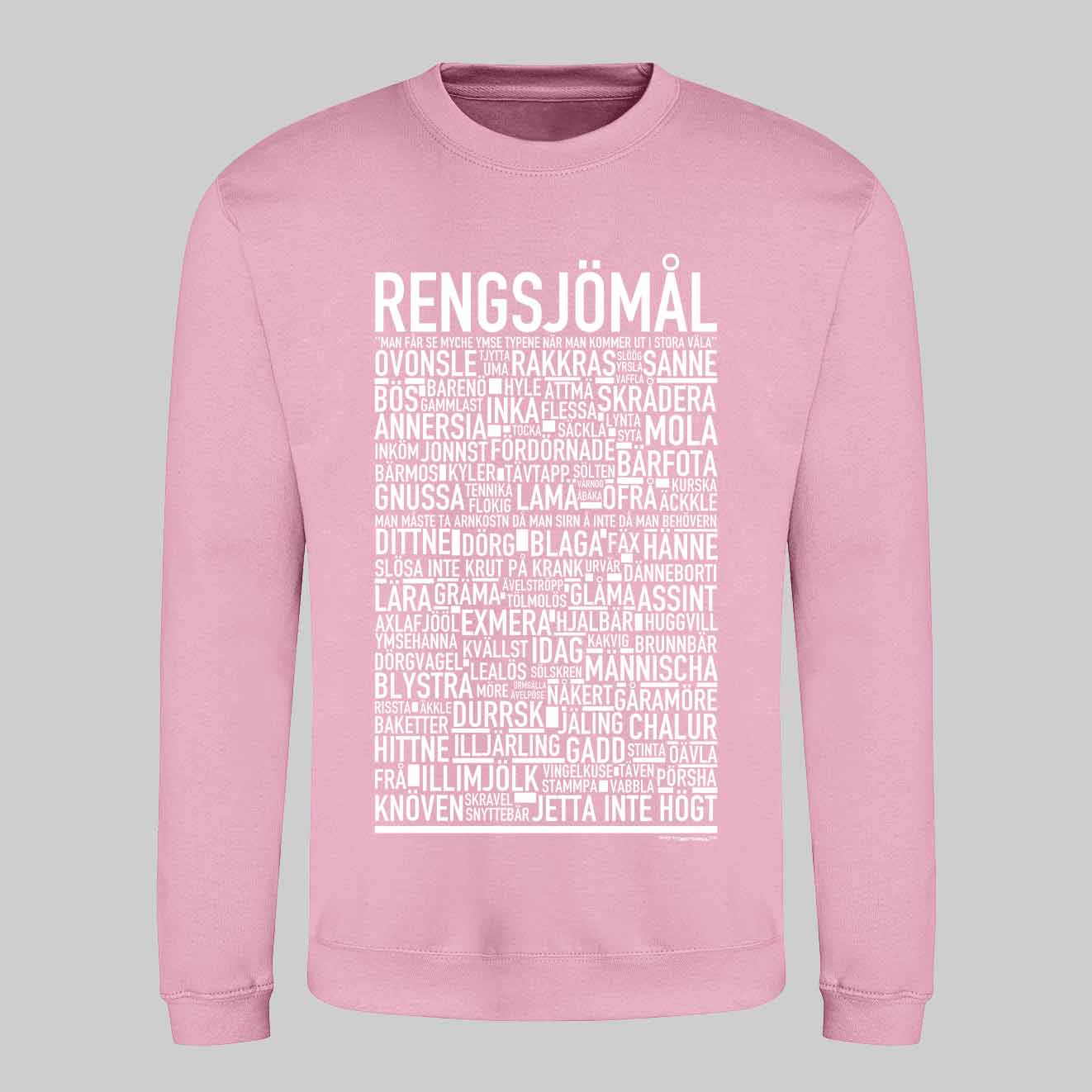 Regnsjömål Dialekt Text Sweatshirt