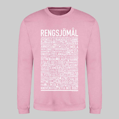 Regnsjömål Dialekt Text Sweatshirt