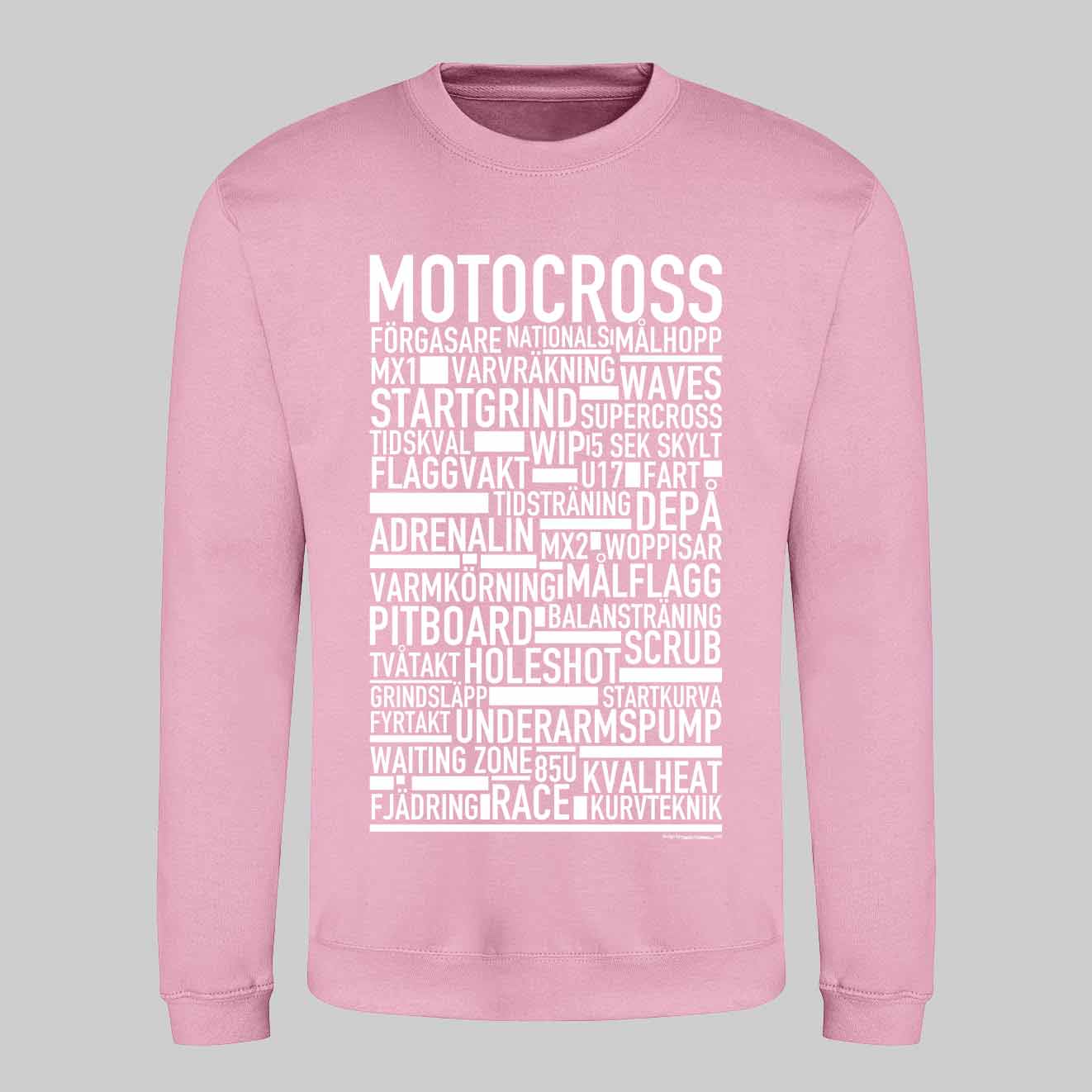Motocross Text Sweatshirt
