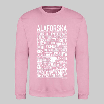 Alaforska Dialekt Text Sweatshirt